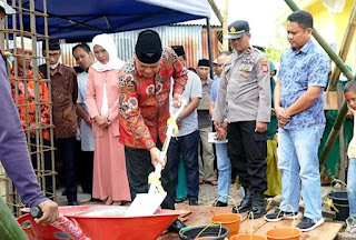 Bupati Luwu Ajak Masyarakat Berpartisipasi Dalam Pembangunan Masjid Besar Kecamatan Bajo