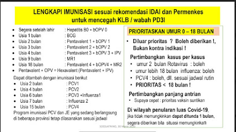 panduan imunisasi saat corona