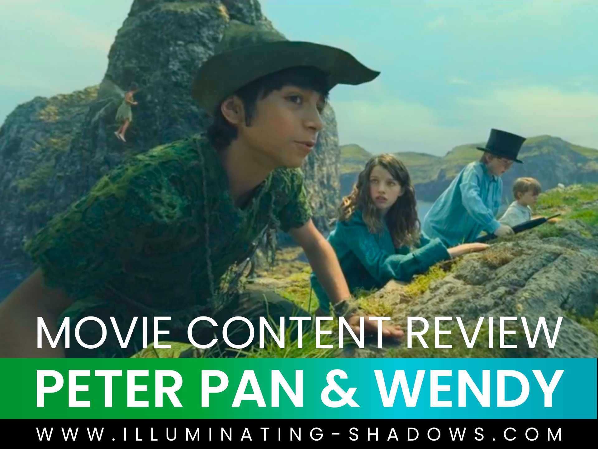 Peter Pan & Wendy - Movie Content Review - Picture of Peter Pan, Wendy, John, and Michael