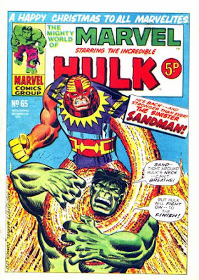 The Mighty World of Marvel #65, Hulk vs Sandman