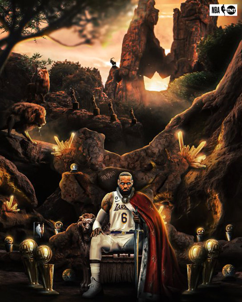 King James is officially the King of the NBA.