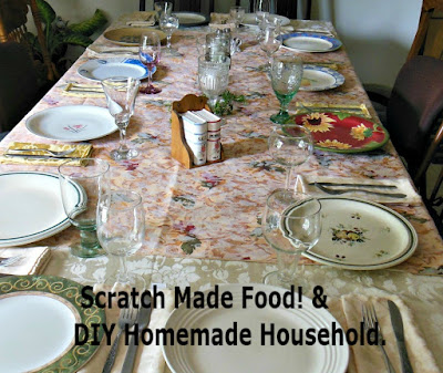 Check out the great links to visit @ Scratch Made Food! & DIY Homemade Household.