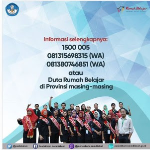 Undangan Bimtek/ Pelatihan TIK untuk PNS dan NON PNS dari Pustekkom Tahun 2018 Program Duta Rumah Belajar