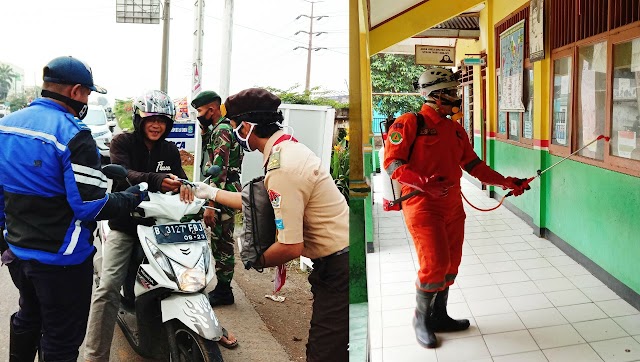 PRAMUKA KOTA BEKASI, GERAKAN SATU JUTA MASKER, PENYEMPROTAN DISINFEKTAN & GERAKAN KAMPANYE EDUKASI POSITIF DI MEDIA DIGITAL