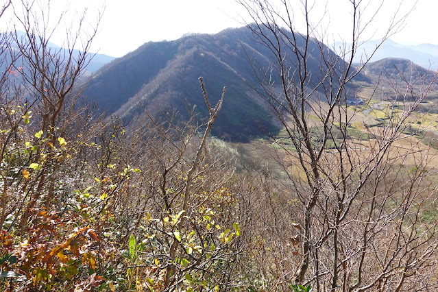 鳥取県倉吉市関金町野添 象山登山道からの眺望 擬宝珠山