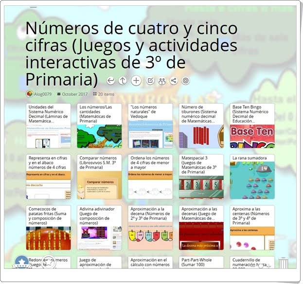 "20 Juegos y actividades interactivas para trabajar los NÚMEROS DE CUATRO Y CINCO CIFRAS en 3º de Primaria"