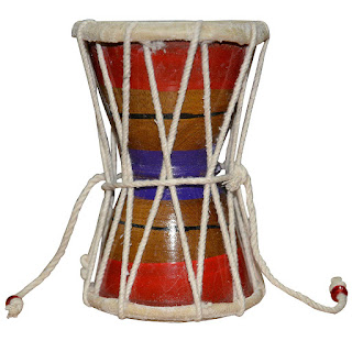  DronaCraft Damroo Hand Percussion Handmade India Musical Instrument