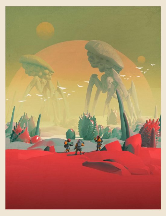 Pascal Blanche deviantart arte ilustrações ficção científica universo espacial alienígenas