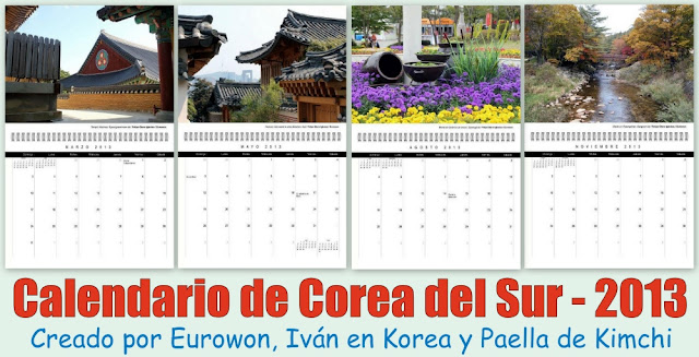 Fotos de Eurowon en Calendario de Corea del Sur 2013