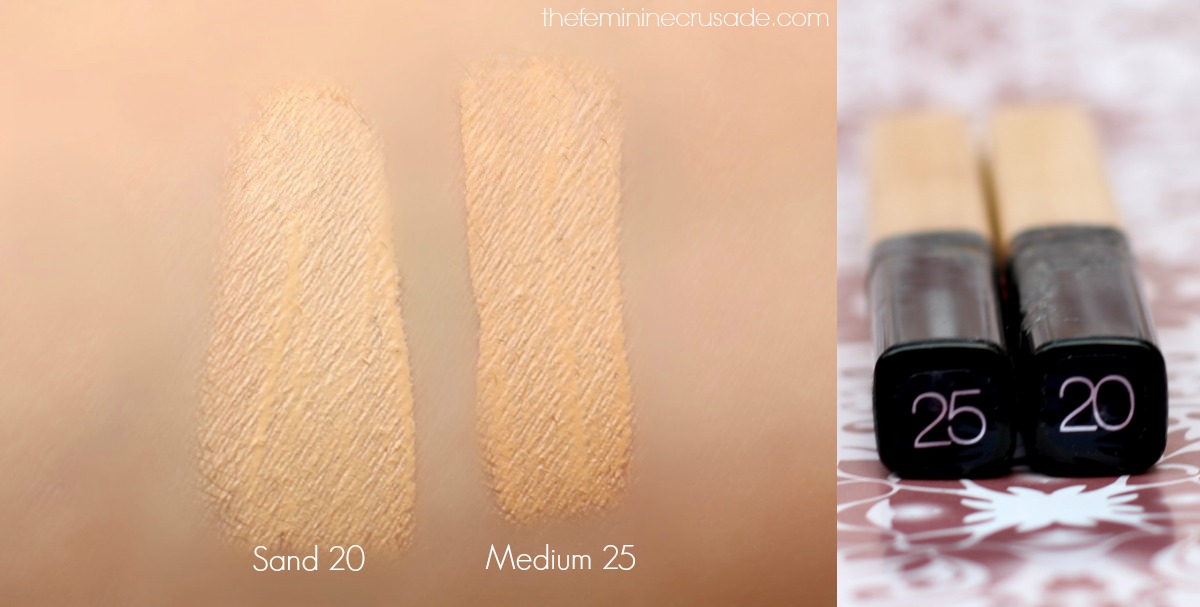 Maybelline Fit Me Concealer (swatches)