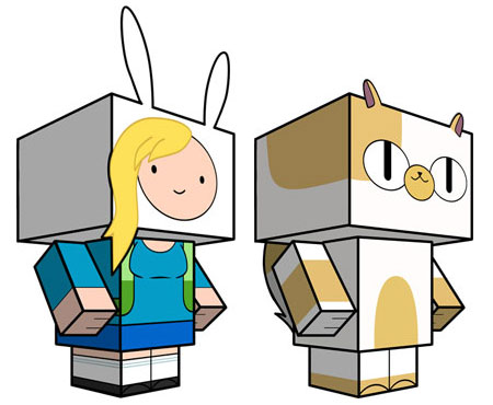 Fionna Cake Papercraft