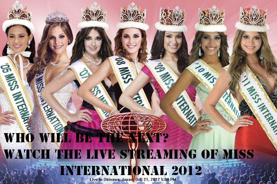 Watch Miss International 2012 Live Stream Online