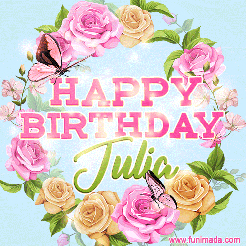 happy birthday julia images