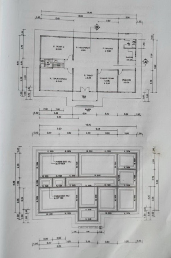 Gambar Denah  Rumah  Sarang Walet  Rumah  408