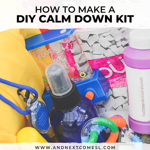 DIY calm down kit ideas for kids