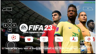 Download eFootball PES 2023 PPSSPP Mod FIFA World Cup Qatar 2022 Update Full Radar Name PS4 And Number