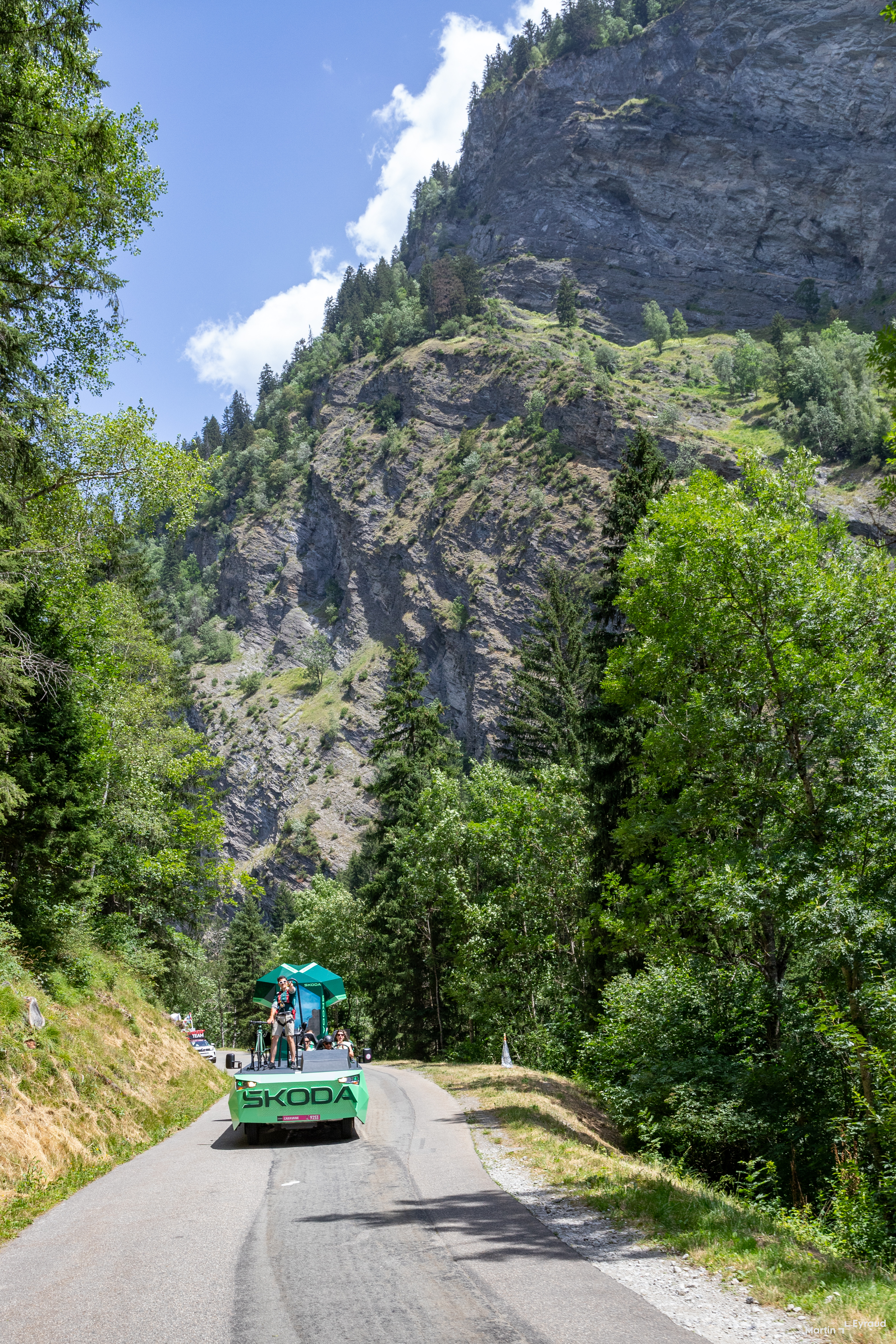 Tour de France Caravane publicitaire Skoda