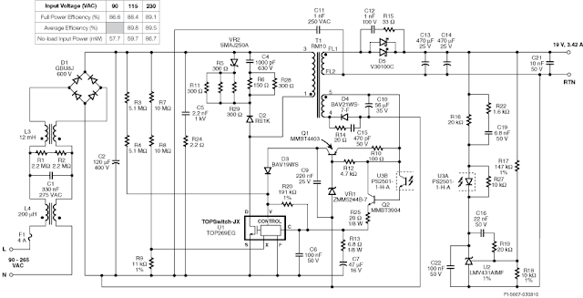 laptop adapter circuit diagram