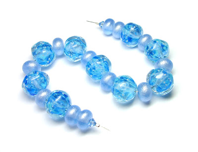 Lampwork Glass Nugget Beads