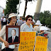 Protestas para para que la Federación de Familias  no venda la tierra Santa de Guri Corea.
