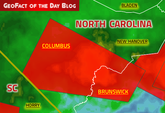 GeoFact of the Day 9/5/2019 North Carolina Tornado Warning 2