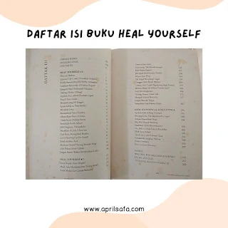 daftar isi buku heal yourself