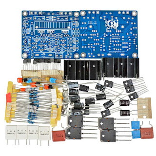 Diy Kit MX50 SE 2x100W Dual Channels Audio Power amplifiers Board Kits New Version