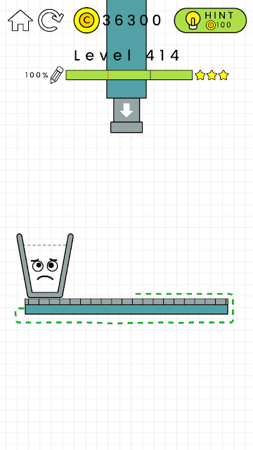 Happy Glass Level 414 Solution, Cheats, Walkthrough 3 Stars for Android and iOS