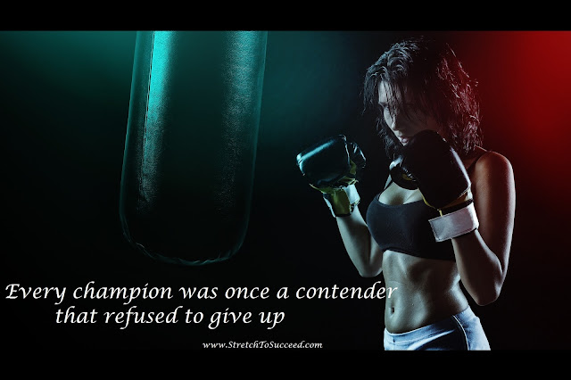 Every champion was once a contender that refused to give up - Rocky Balboa