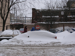 Nieve en San Petersburgo