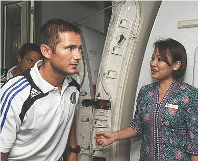 Chelsea flight for Malaysia