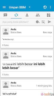 Cara Membuat Status BBM Menjadi Unik dengan Sentuhan Kode HTML