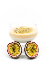 Raw passion fruit cream