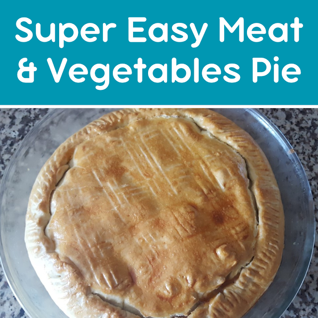 Super easy meat & vegetables pie {recipe}