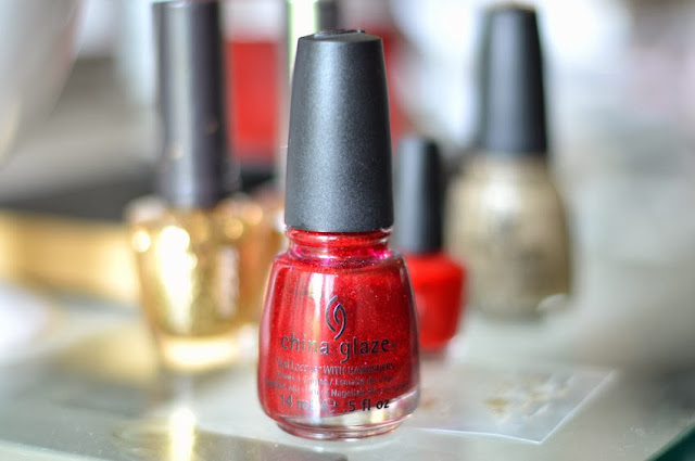 Ruby Pumps China Glaze Nail Polish Red