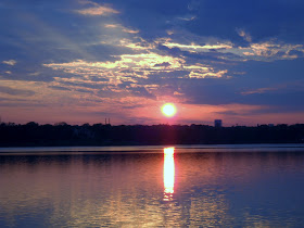 Sunset at White Rock Lake, Dallas, Texas
