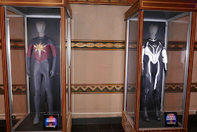 The Marvels movie costume exhibit