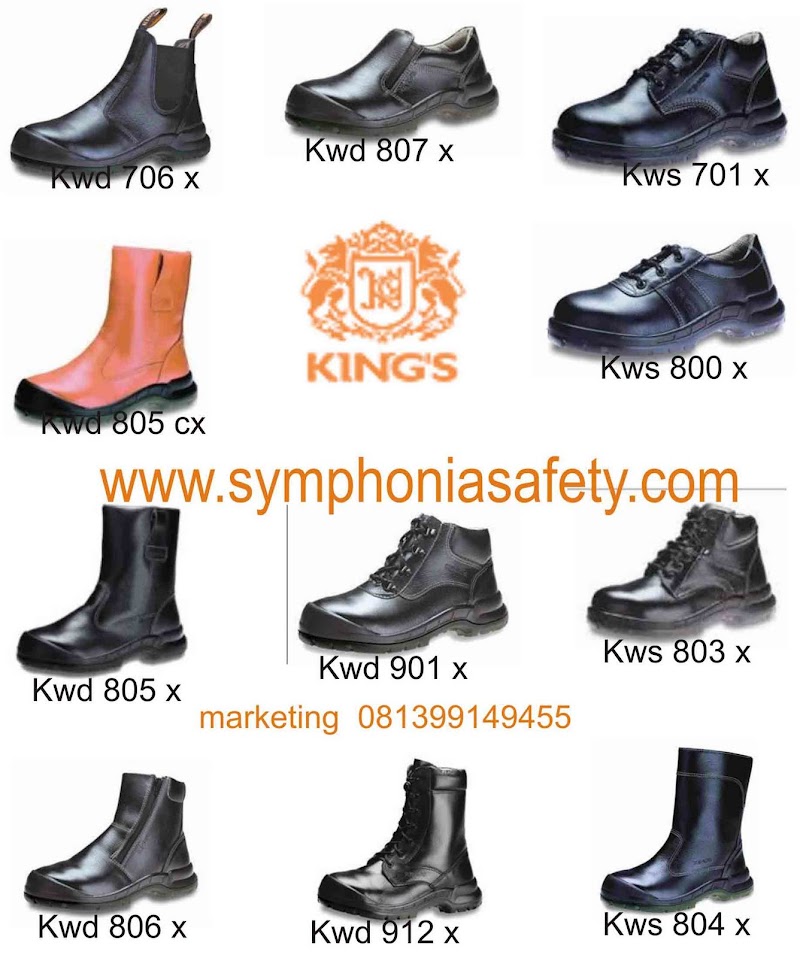 35 Sepatu Safety Kings, Paling Top