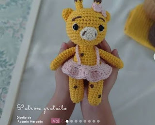 PATRON GRATIS JIRAFA AMIGURUMI 54465