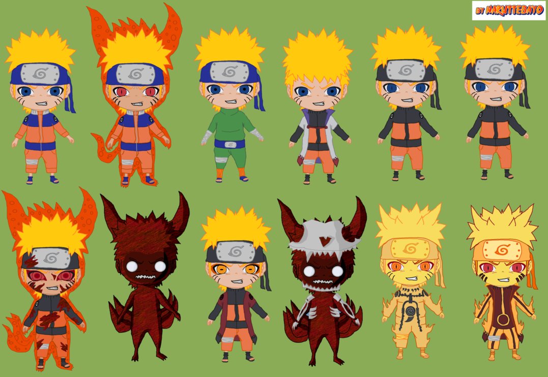 Gambar Naruto Wallpaper: Chibi Naruto Bijuu