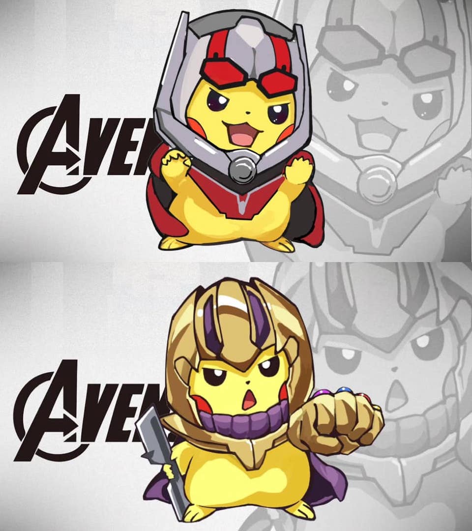 Pikachu Avengers 