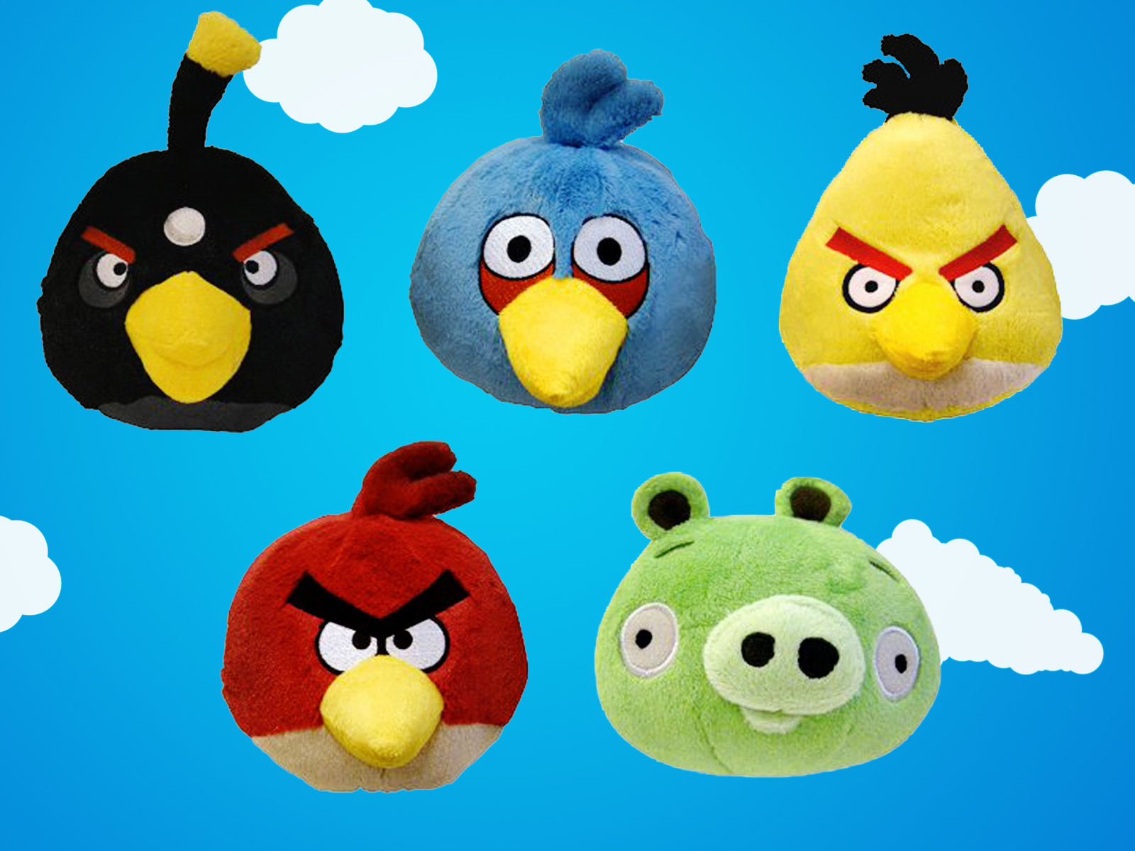 Angry Birds Macotes HD Wallpaper