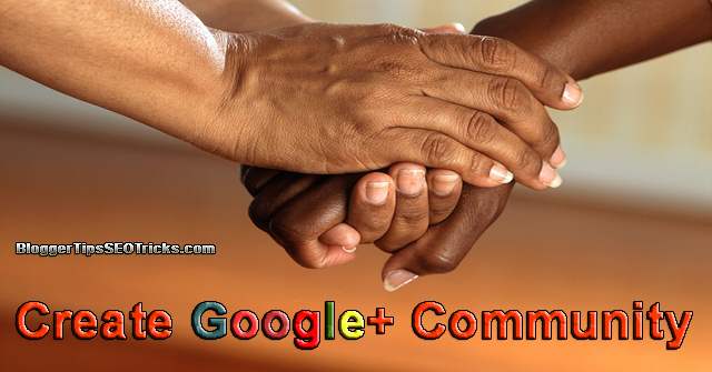 how to create a google plus community