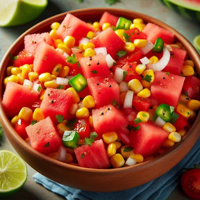 Easy Watermelon Corn Salsa Recipe