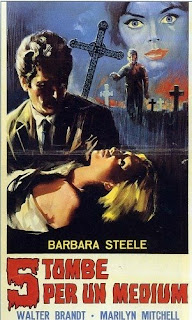 CIMETIERE DES MORTS VIVANTS, affiche, gothique, barbara steele, walter brandi, massimo pupillo, zombies