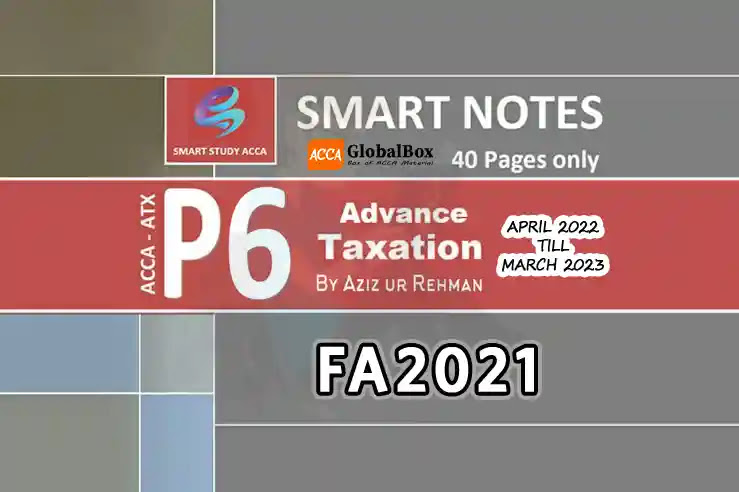 FA2019 Notes | F6 - TX (UK) by Aziz ur Rehman, ACCAGlobalBox and by ACCA GLOBAL BOX and by ACCA juke Box, ACCAJUKEBOX, ACCA Jukebox, ACCA Globalbox