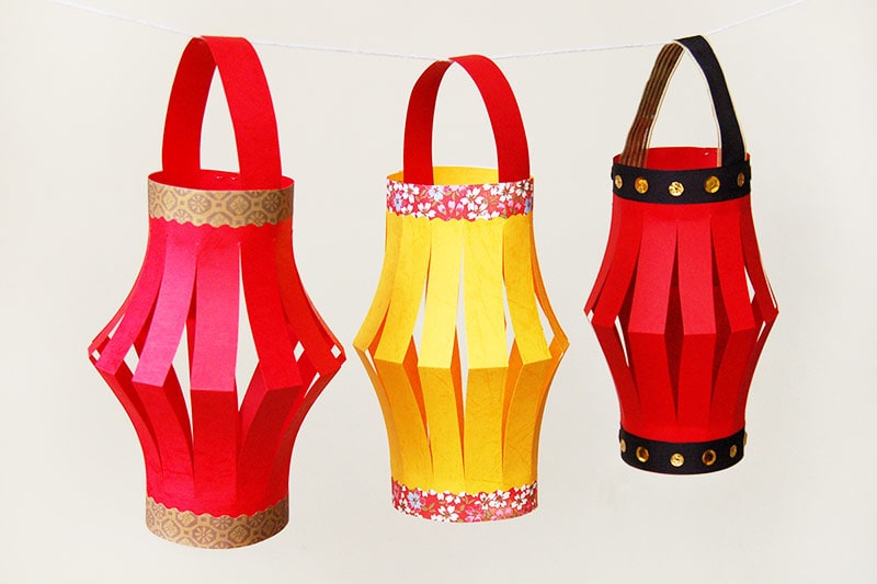 paper lanterns.