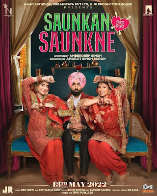 Saunkan Saunkne (2022) Punjabi PRE-DVDRip 720p | 480p x264 950Mb | 350Mb