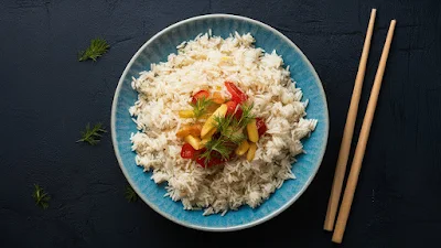 Here is the way to make Chinese rice for the diet.. light and good