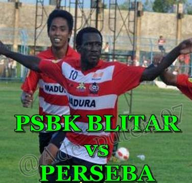 Pertandingan PSBK Blitar vs Perseba Bangkalan Divisi Utama (Rabu, 6 Februari 2013)